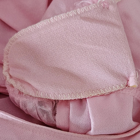 Rare Vintage Risa Ann New York pink lace ruffle Fairy dress size 14 - Picture 12 of 14